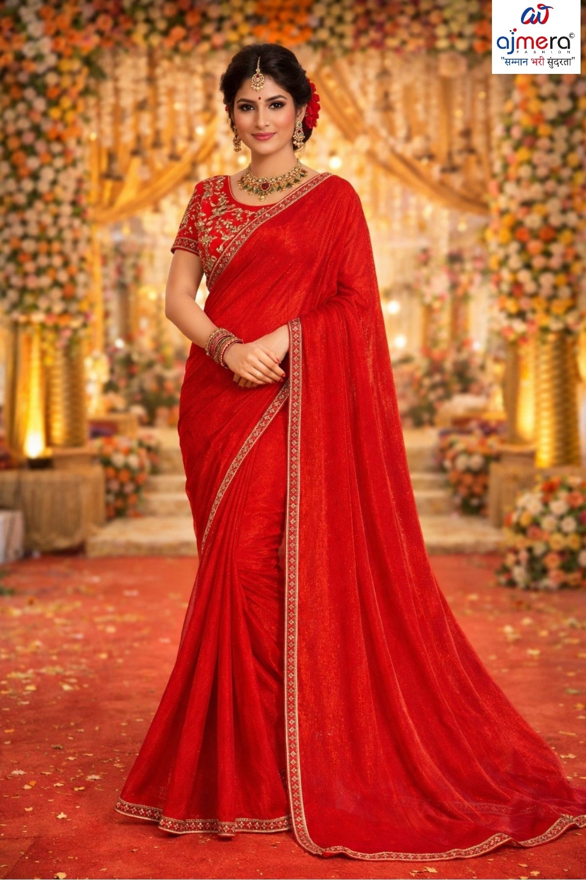 Festival Saree with Blouse Piece for Premium Ethnic and Traditional Wear | KPS-GOOD DAY