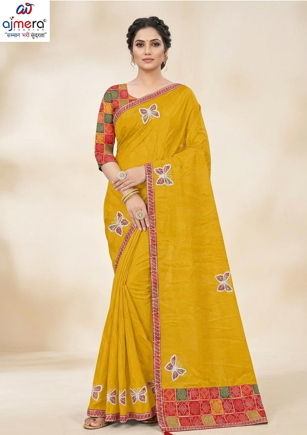 Printed Matching Saree with Blouse Piece for Premium Ethnic and Traditional Wear | SIR-LAKE VILLA