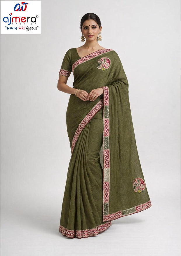 Wholesale Fancy Saree with Blouse Piece for Premium Ethnic and Traditional Wear | KUH-MANYAVAR