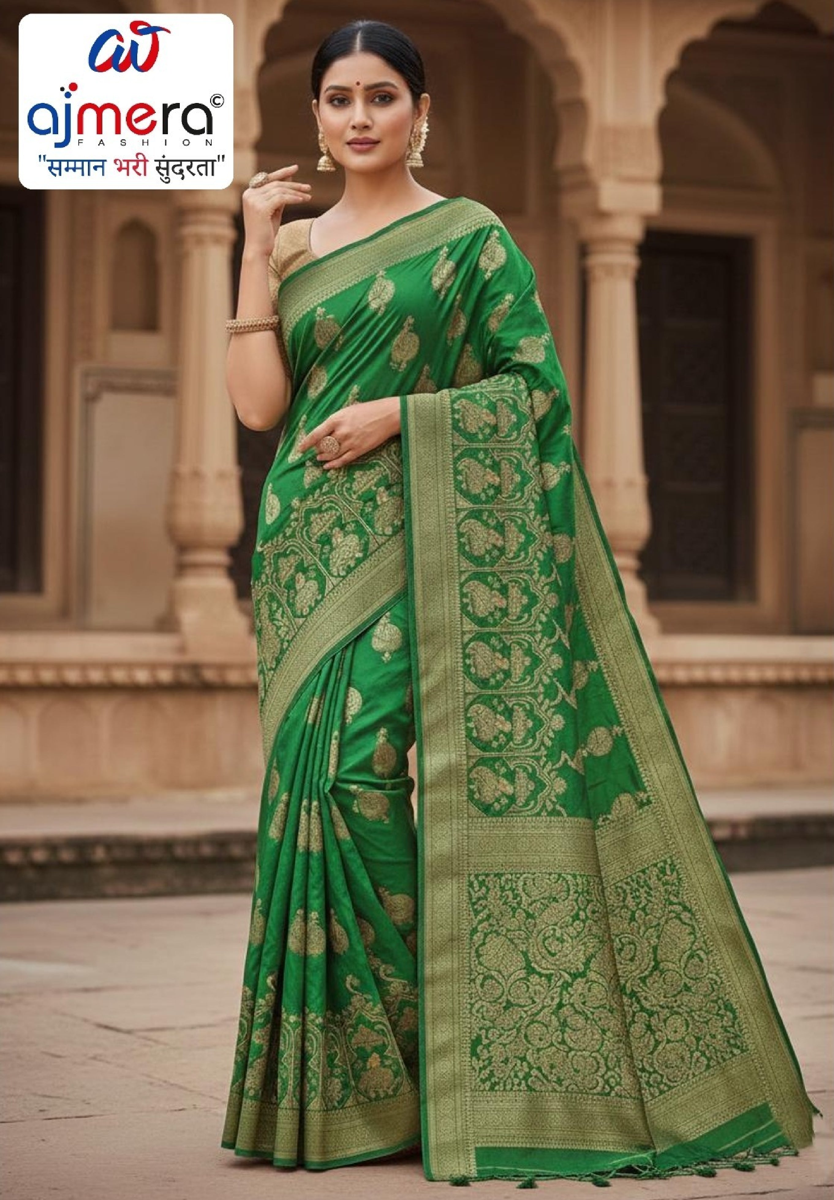 Party Wear Matching Saree with Blouse Piece for Premium Ethnic and Traditional Wear | SBV-SS-5-1637