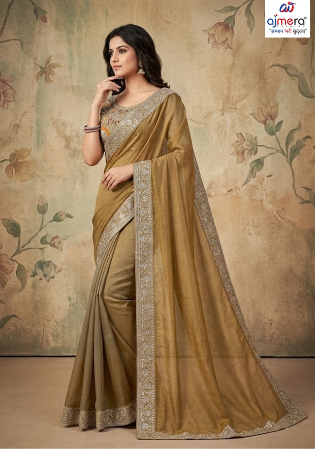 Dyed Saree with Blouse Piece for Premium Ethnic and Traditional Wear | PRM-COBRA