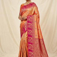 Fancy Matching Saree with Blouse Piece for Premium Ethnic and Traditional Wear | SMM-2169