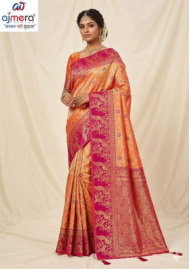 Fancy Matching Saree with Blouse Piece for Premium Ethnic and Traditional Wear | SMM-2169