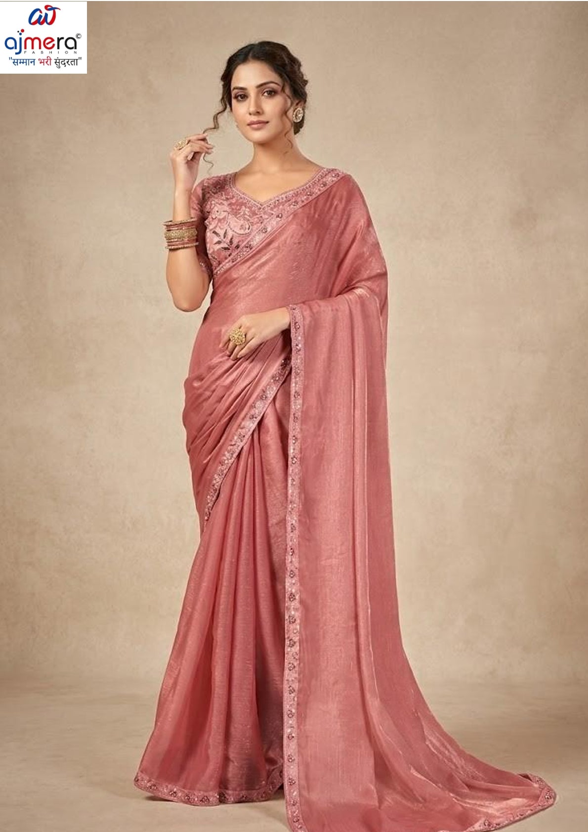 Dyed Saree with Blouse Piece for Premium Ethnic and Traditional Wear | KPS-DEEPU