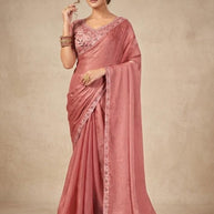Dyed Saree with Blouse Piece for Premium Ethnic and Traditional Wear | KPS-DEEPU