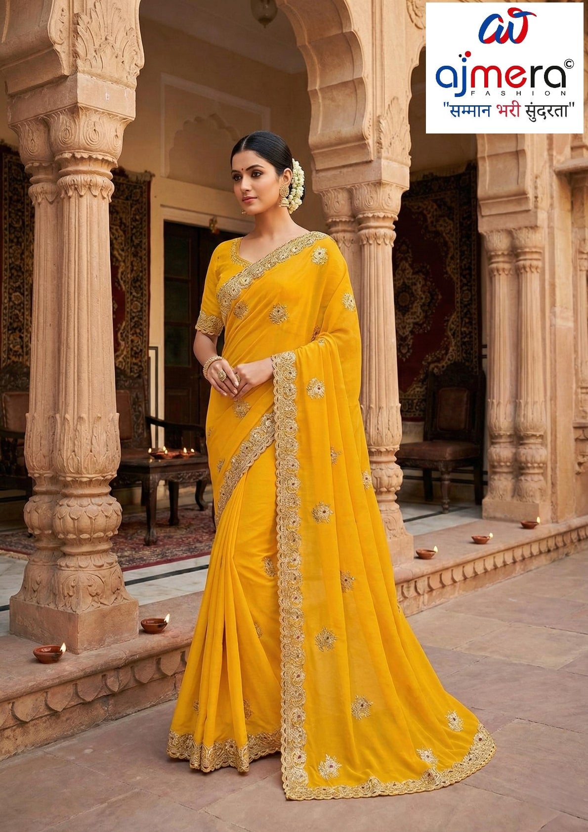 Dyed Fancy Matching Saree with Blouse Piece for Premium Ethnic and Traditional Wear | SBV-HD-0453