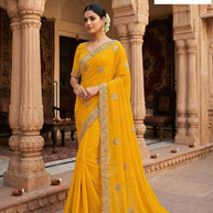 Dyed Fancy Matching Saree with Blouse Piece for Premium Ethnic and Traditional Wear | SBV-HD-0453