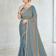 Festival Saree with Blouse Piece for Premium Ethnic and Traditional Wear | KPS-PISTA