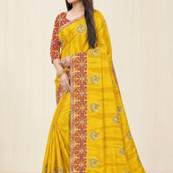 Ethnic Matching Saree with Blouse Piece for Premium Ethnic and Traditional Wear | SIR-SIERRA
