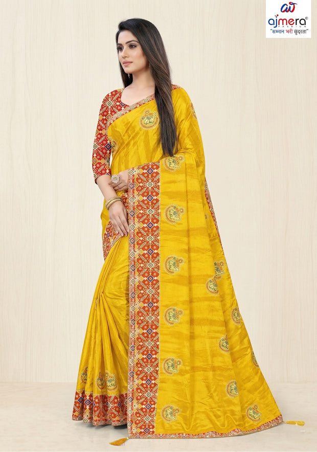 Ethnic Matching Saree with Blouse Piece for Premium Ethnic and Traditional Wear | SIR-SIERRA