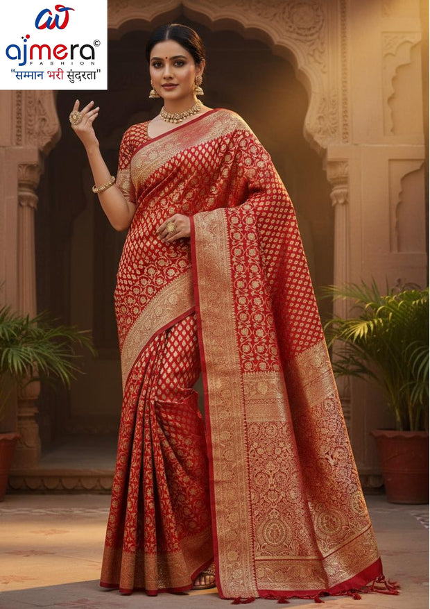 Ethnic Matching Saree with Blouse Piece for Premium Ethnic and Traditional Wear | SBV-SS-5-2369