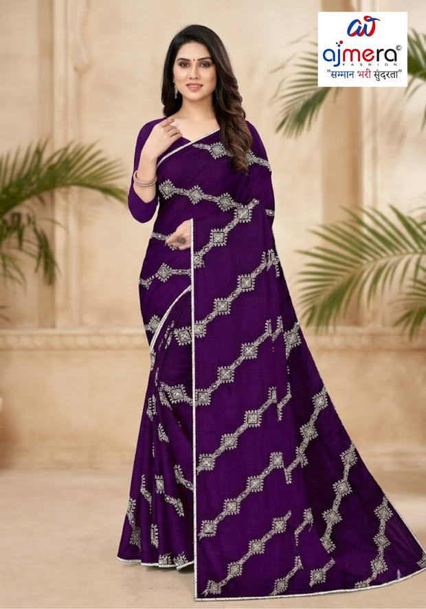 Ladies Matching Saree with Blouse Piece for Premium Ethnic and Traditional Wear | KDV-FRESH COLOUR-2