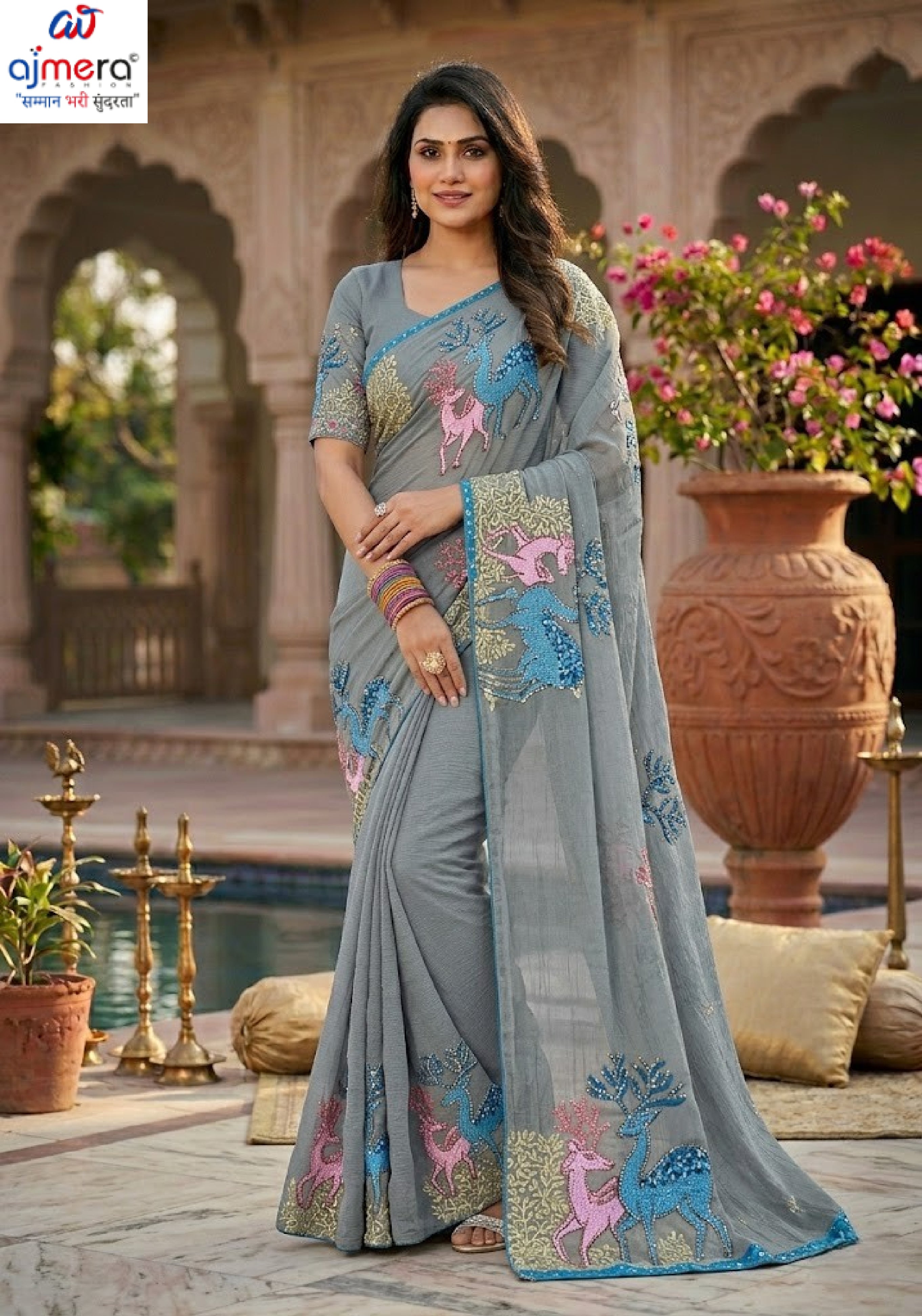 Festival Saree with Blouse Piece for Premium Ethnic and Traditional Wear | PSC-HANSINI-4226