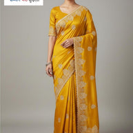 Synthetic Matching Saree with Blouse Piece for Premium Ethnic and Traditional Wear | SBV-HD-0511