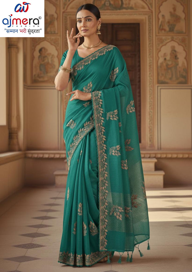 Ladies Matching Saree with Blouse Piece for Premium Ethnic and Traditional Wear | SBV-HD-0261