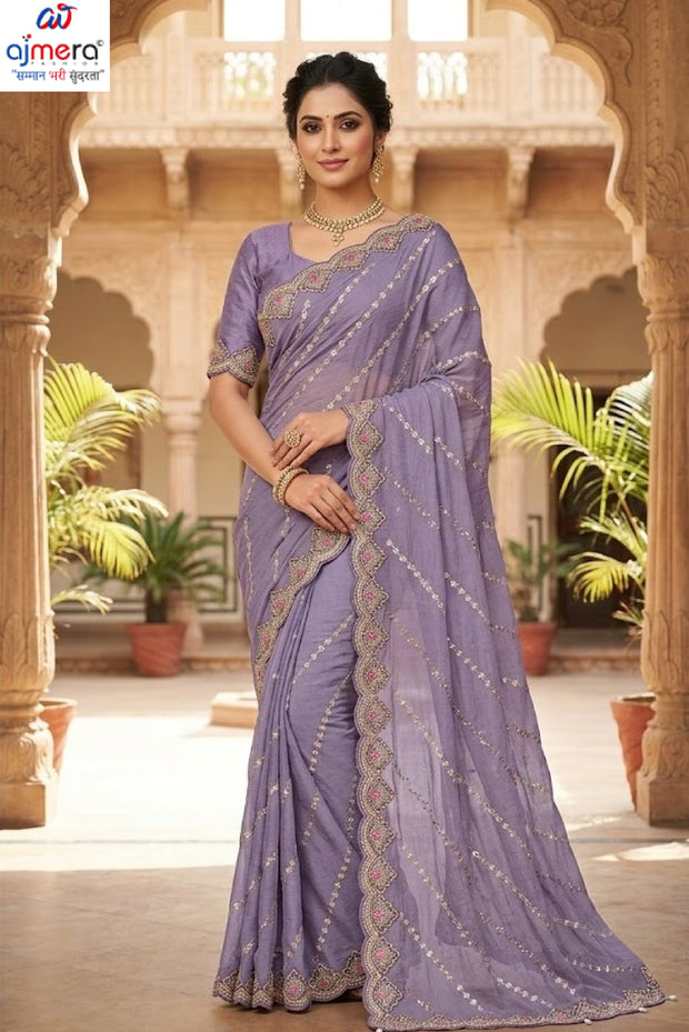 Party Wear Matching Saree with Blouse Piece for Premium Ethnic and Traditional Wear | PSC-DULARI-4427