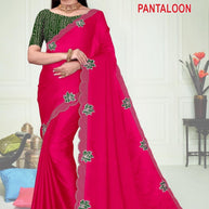 Party Wear Matching Saree with Blouse Piece for Premium Ethnic and Traditional Wear | ADP-PANTALOON