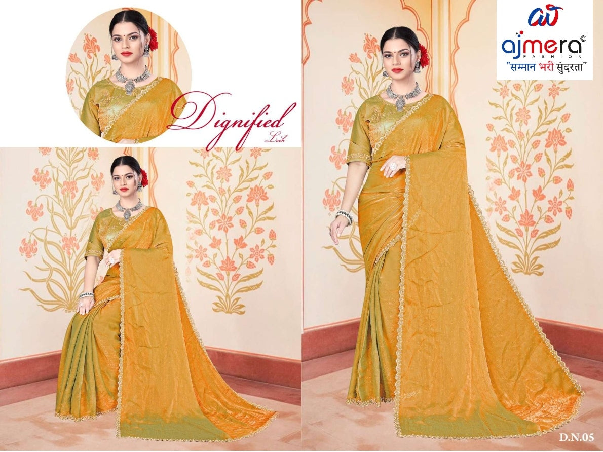 Dyed Saree with Blouse Piece for Premium Ethnic and Traditional Wear | KPS-MAA LAXMI VOL-6