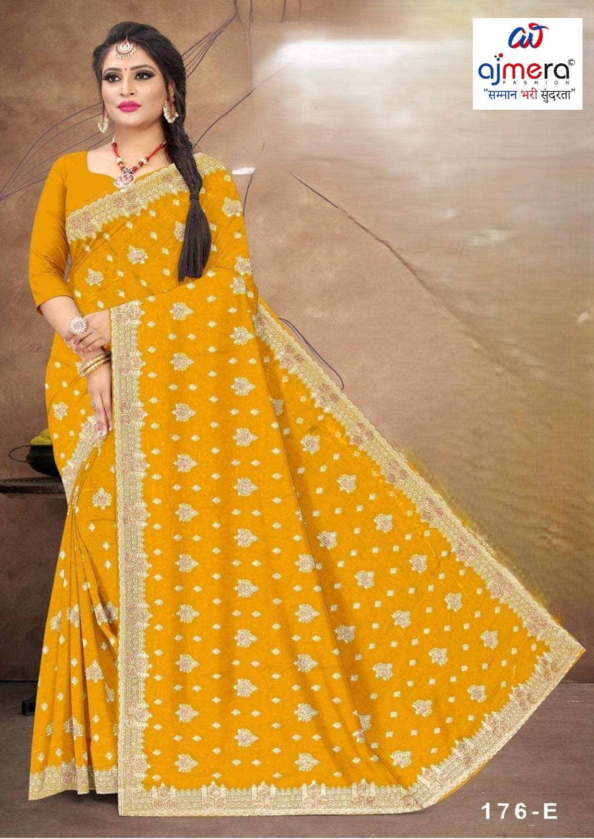 Dyed Saree with Blouse Piece for Premium Ethnic and Traditional Wear | VKM-CIVIC