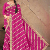 Designer Matching Saree with Blouse Piece for Premium Ethnic and Traditional Wear | VKM-IDEAL