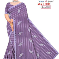 Matching Saree with Blouse Piece for Premium Ethnic and Traditional Wear | VKM-C PLUS