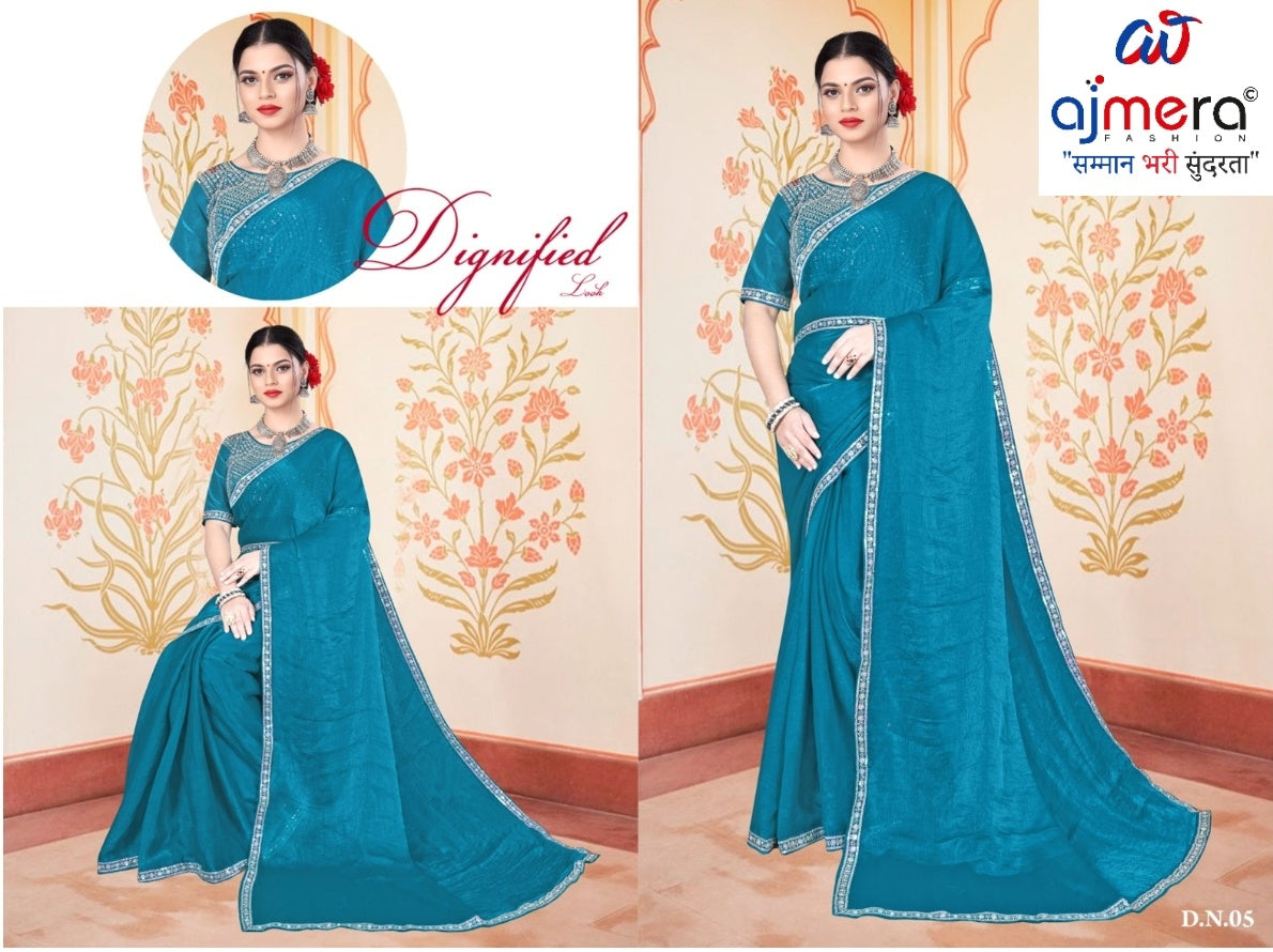 Matching Saree with Blouse Piece for Premium Ethnic and Traditional Wear | KPS-DAKSHA