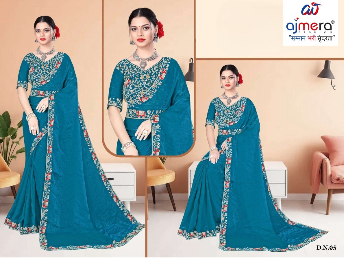 Wholesale Fancy Saree with Blouse Piece for Premium Ethnic and Traditional Wear | KPS-PRATAP