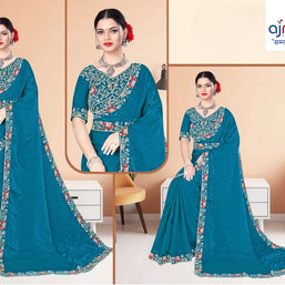 Wholesale Fancy Saree with Blouse Piece for Premium Ethnic and Traditional Wear | KPS-PRATAP