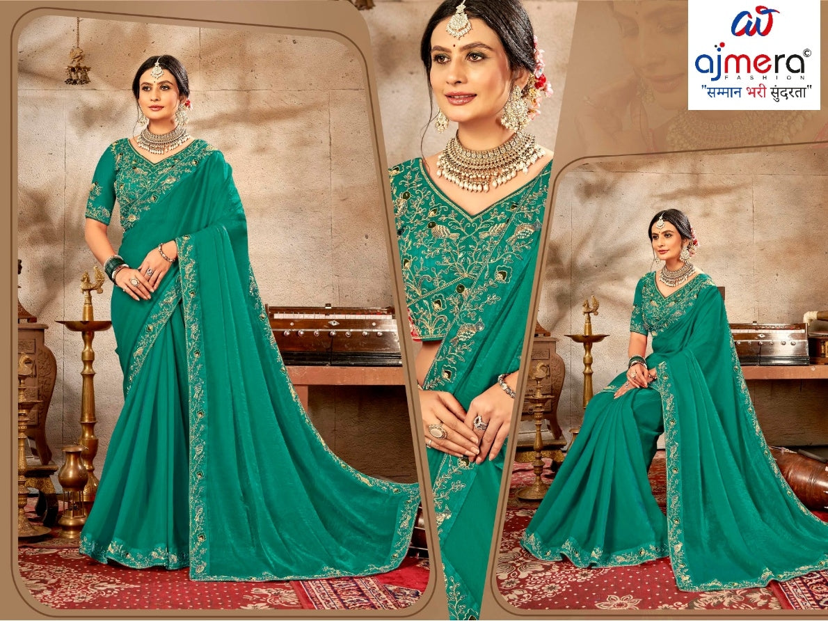 KPS-AMRUDLadies Matching Saree with Blouse Piece for Premium Ethnic and Traditional Wear | KPS-AMRUD
