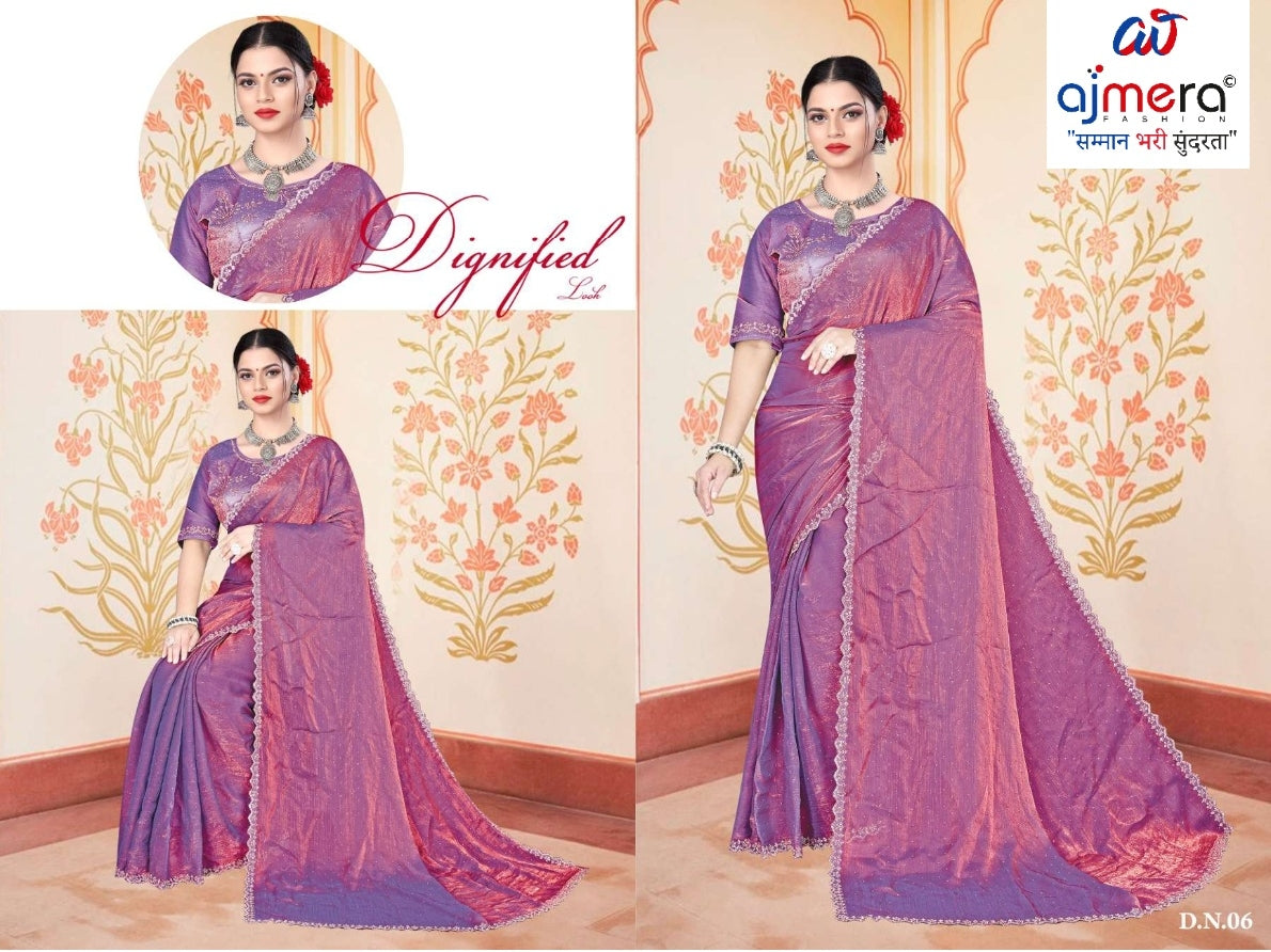 Dyed Saree with Blouse Piece for Premium Ethnic and Traditional Wear | KPS-MAA LAXMI VOL-6