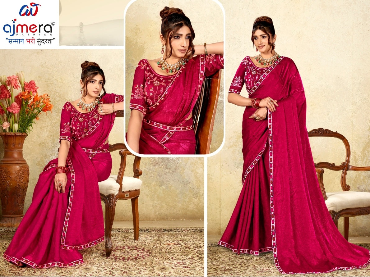 Designer Matching Saree with Blouse Piece for Premium Ethnic and Traditional Wear | KPS-AARYA