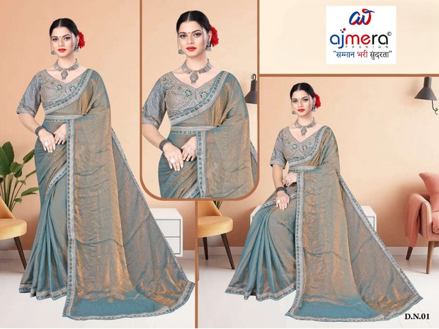 Festival Saree with Blouse Piece for Premium Ethnic and Traditional Wear | KPS-BEN 10