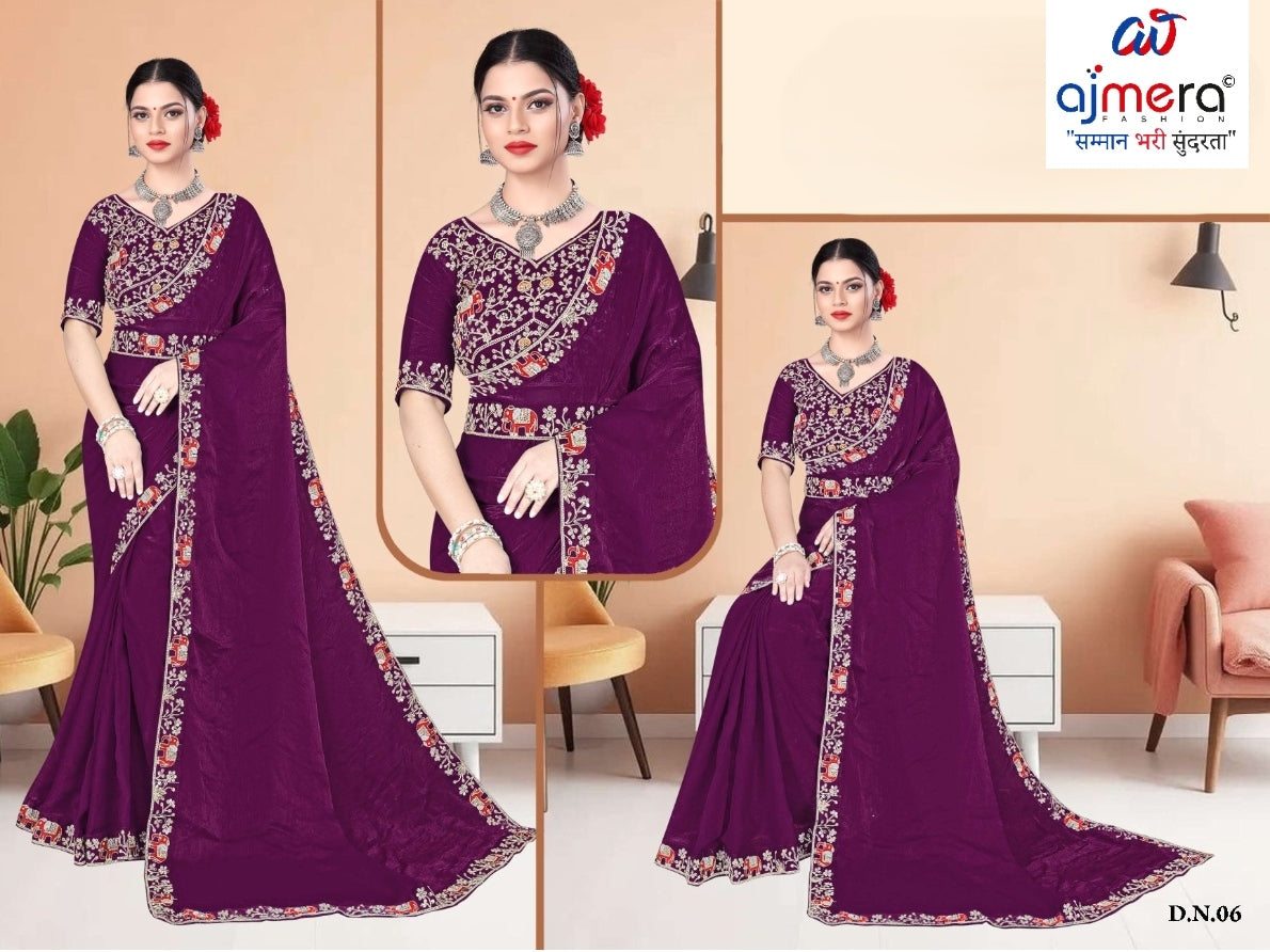 Wholesale Fancy Saree with Blouse Piece for Premium Ethnic and Traditional Wear | KPS-PRATAP