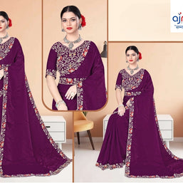 Wholesale Fancy Saree with Blouse Piece for Premium Ethnic and Traditional Wear | KPS-PRATAP