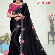 Party Wear Matching Saree with Blouse Piece for Premium Ethnic and Traditional Wear | ADP-PANTALOON