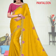 Party Wear Matching Saree with Blouse Piece for Premium Ethnic and Traditional Wear | ADP-PANTALOON