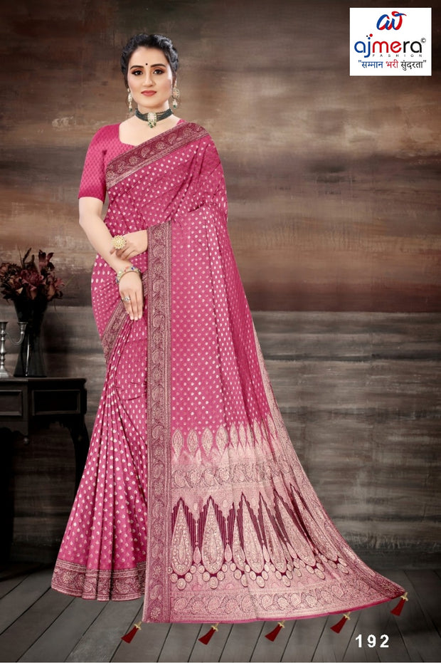 Printed Matching Saree with Blouse Piece for Premium Ethnic and Traditional Wear | RAL-KOLKATA