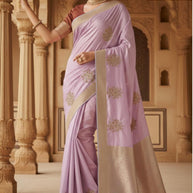 Synthetic Matching Saree with Blouse Piece for Premium Ethnic and Traditional Wear | SBV-SS-5-2375