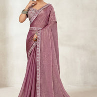 Party Wear Matching Saree with Blouse Piece for Premium Ethnic and Traditional Wear | KPS-MOTOROLA