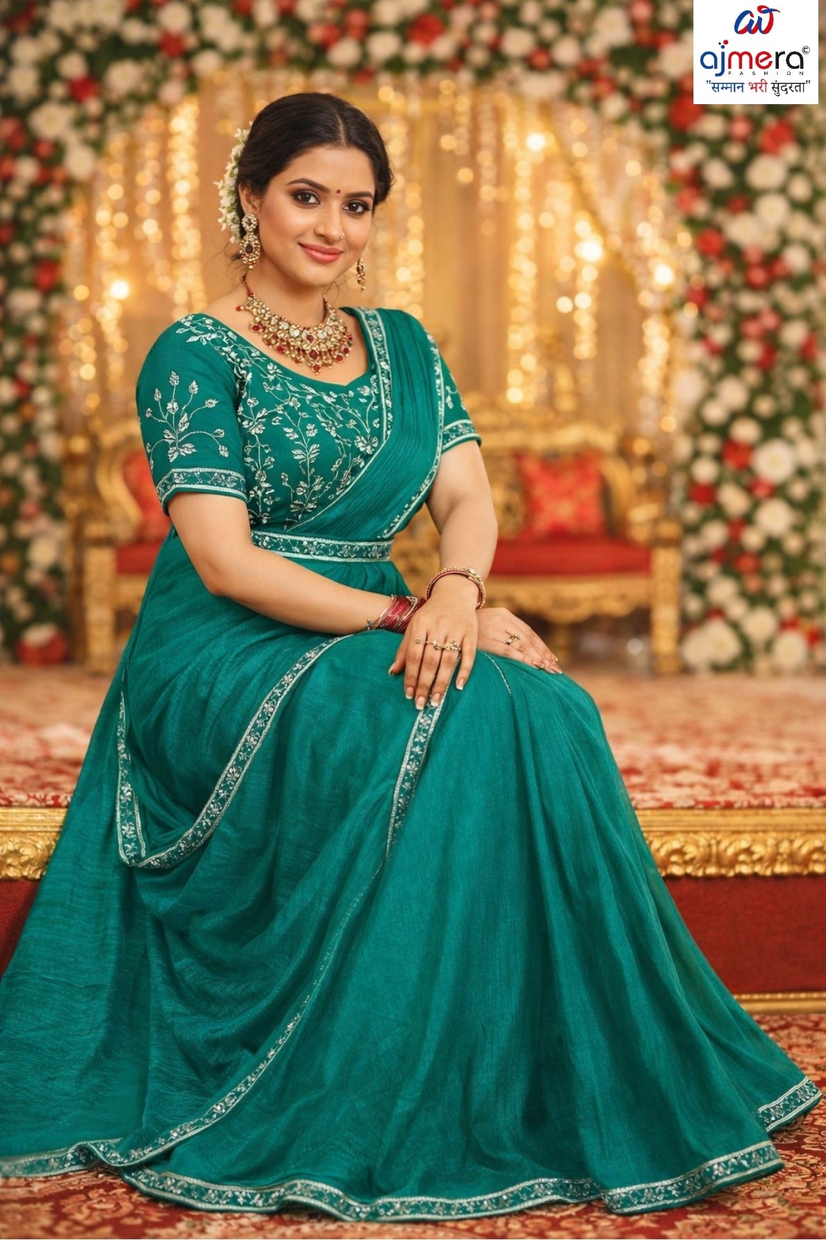 Festival Saree with Blouse Piece for Premium Ethnic and Traditional Wear | KPS-GOOD DAY