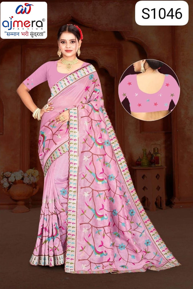 Fancy Saree with Blouse Piece for Premium Ethnic and Traditional Wear | KMD-S1046