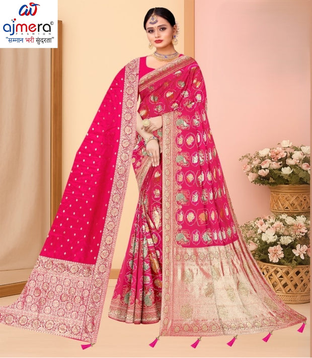 Dyed Fancy Matching Saree with Blouse Piece for Premium Ethnic and Traditional Wear | RAL-SWAD