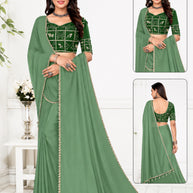 Matching Saree with Blouse Piece for Premium Ethnic and Traditional Wear | PUN-FESTIVAL-427