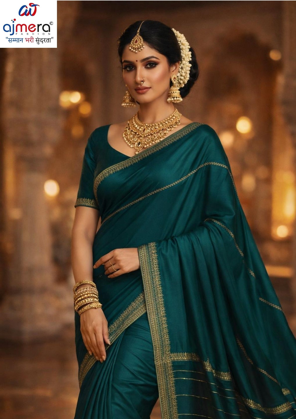 Wholesale Fancy Saree with Blouse Piece for Premium Ethnic and Traditional Wear | SBV-HD-0334
