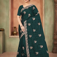 Ladies Matching Saree with Blouse Piece for Premium Ethnic and Traditional Wear | MTE-AMAZING PLANT