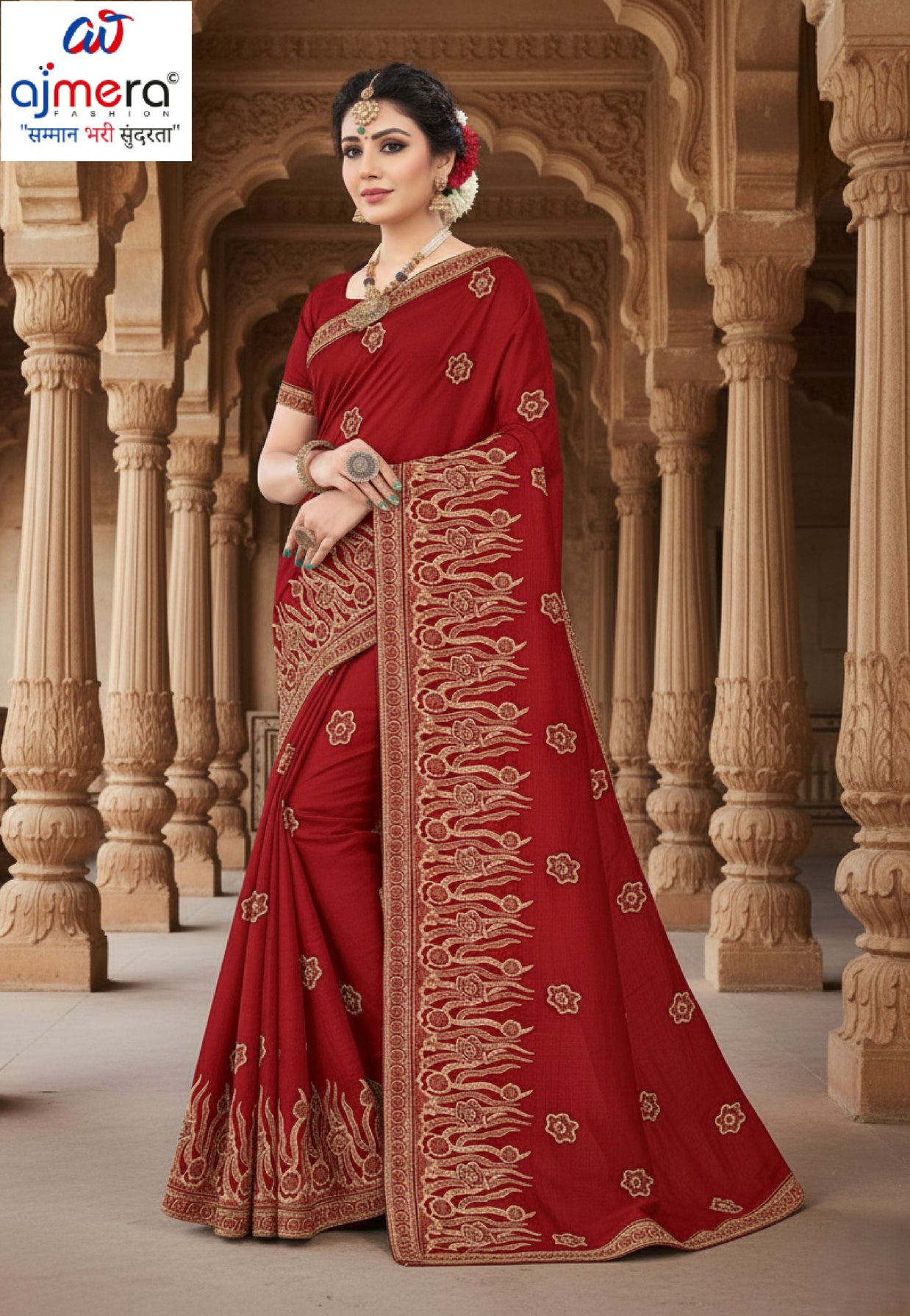 Fancy Saree with Without Blouse for Premium Ethnic and Traditional Wear | KAVI-ANMOL RATAN