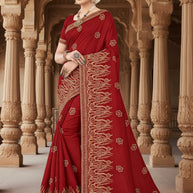 Fancy Saree with Without Blouse for Premium Ethnic and Traditional Wear | KAVI-ANMOL RATAN