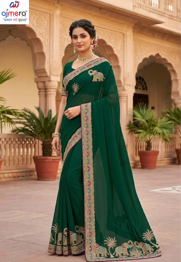 Synthetic Matching Saree with Blouse Piece for Premium Ethnic and Traditional Wear | PSC-PAYAL-4406