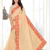 Ladies Matching Saree with Blouse Piece for Premium Ethnic and Traditional Wear | VNE-2869