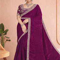 Designer Matching Saree with Blouse Piece for Premium Ethnic and Traditional Wear | KPS-DOREMON